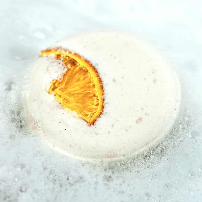 Asma x Sana Sweet Orange Luxury Bath Bomb Natural Handmade Vegan Palm Free
