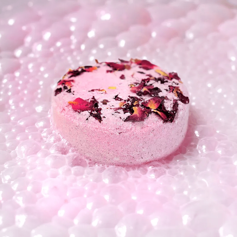 Asma x Sana Rose Luxury Bath Bomb Natural Handmade Vegan Palm Free