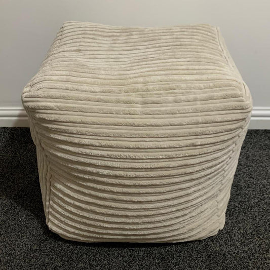 40cm Cube Bean Bag in Jumbo Cord