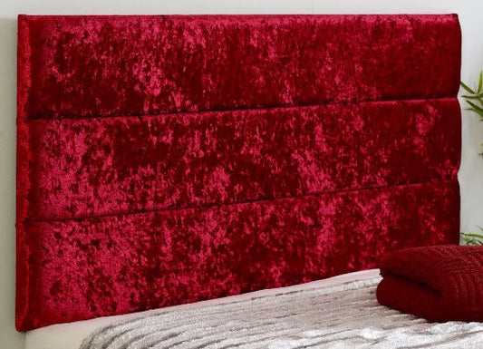 Prague Floor Standing Headboard in Crushed Velvet