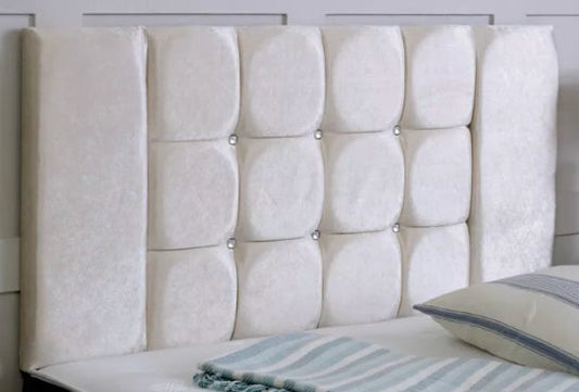 Havana Floor Standing Headboard in Plush Velvet