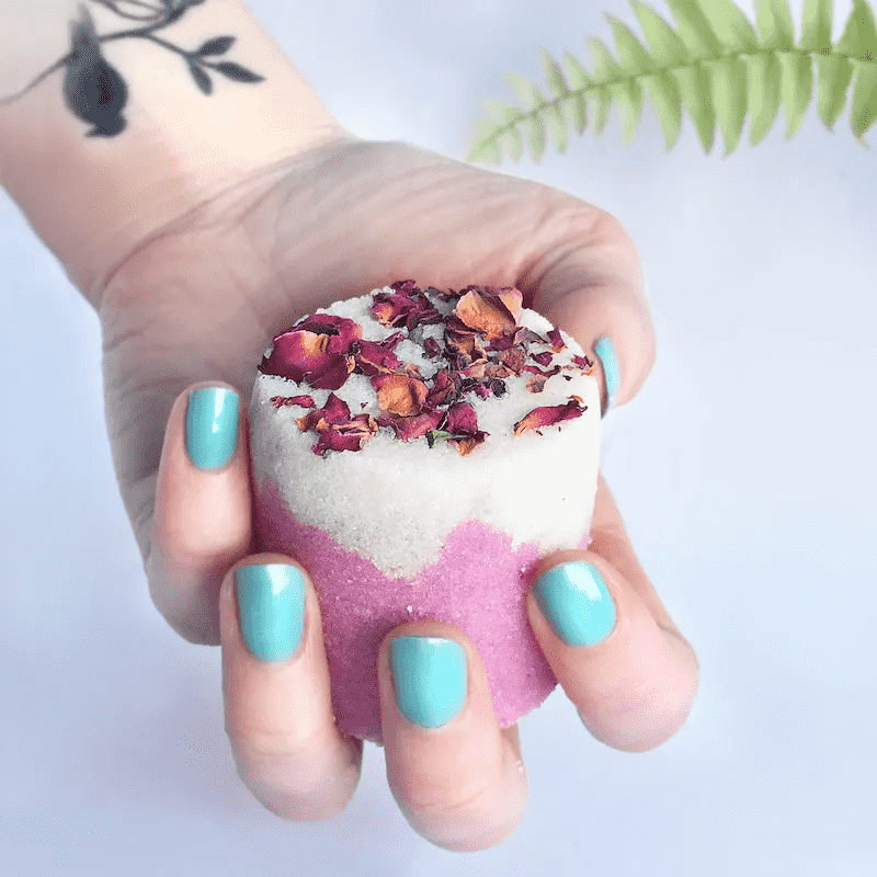 Asma x Sana Dragonfruit Regen Solid Body Scrub Natural Handmade Vegan Palm Free