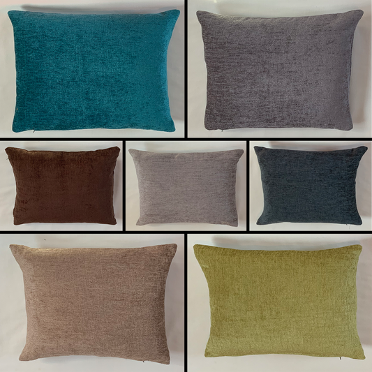 Handmade Rectangle Elite Chenille Cushion Cover Home Decor Pillowcase Shimmering