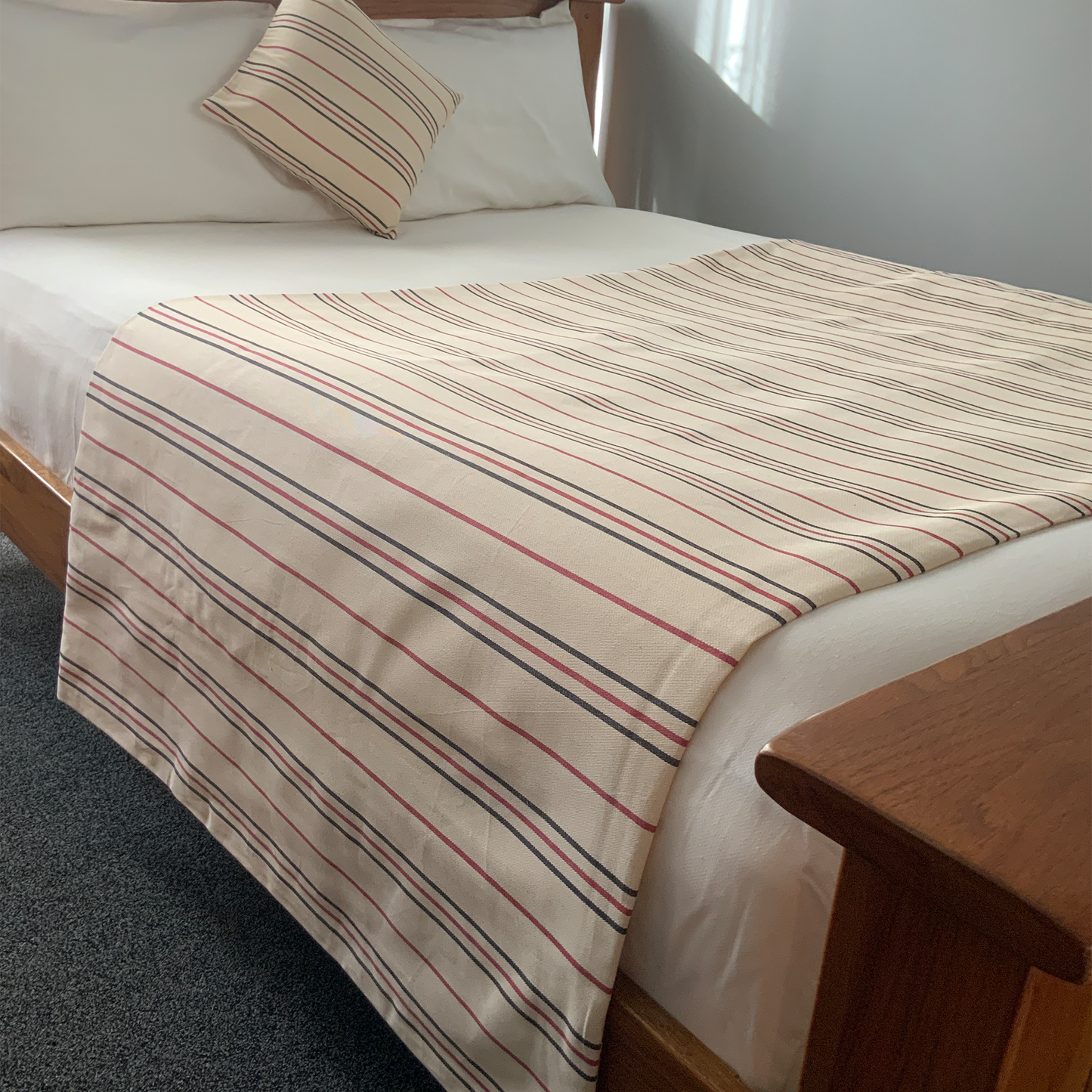 Handmade 100% Egyptian Cotton Bed Runner Throw Home Decor Sofa Cover Blanket