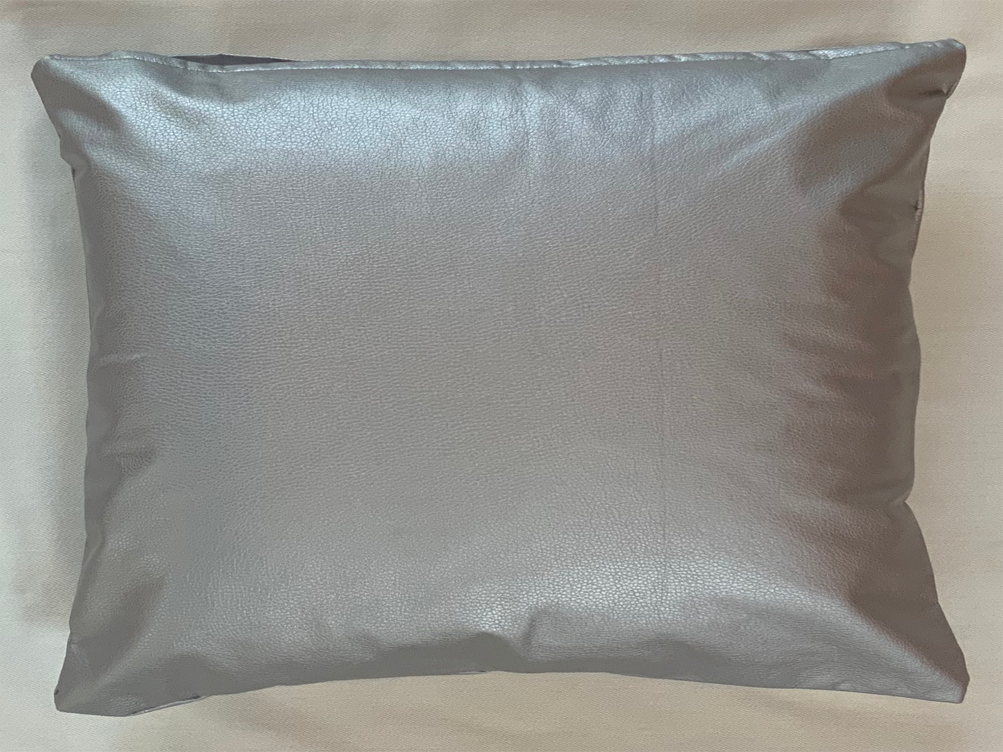 Handmade Rectangle PVC Faux Leather Cushion Cover Pillow Case Home Sofa Vinyl