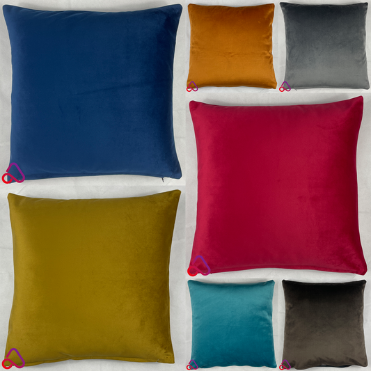 Handmade Plush Velvet Cushion Cover Soft Feel Pillow Case Home Sofa Bed Decor