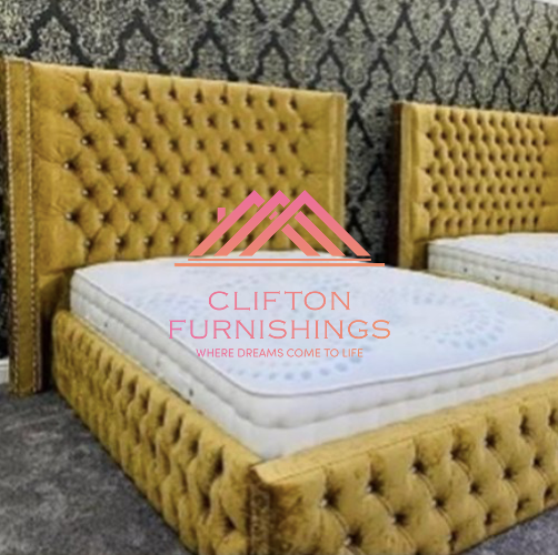 Yorkshire Bed Frame in Crushed Velvet