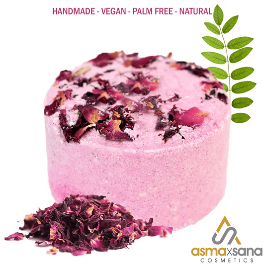 Asma x Sana Rose Luxury Bath Bomb Natural Handmade Vegan Palm Free