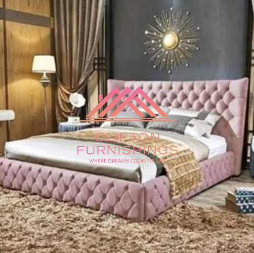 Buckingham Bed Frame in Crushed Velvet