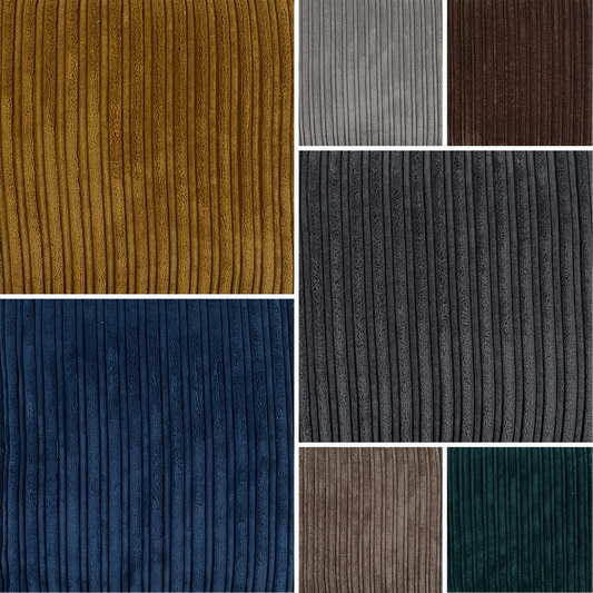 Jumbo Cord Upholstery Fabric Soft Feel Cushion Throw Curtain Craft FR BS7177