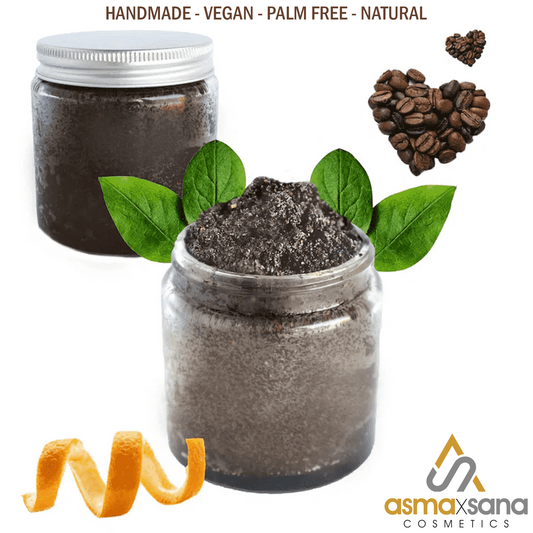 Asma X Sana Fair-trade Coffee Body Polishing Scrub Natural Handmade Vegan Palm Free